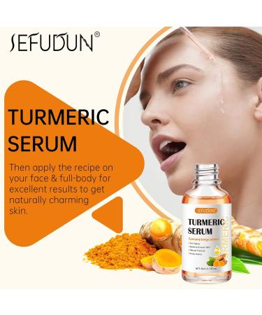 Turmeric Dark Spot Corrector Serum 2 PCS - Natural Facial Serum for Hyperpigmentation, Age & Sun Spots - Moisturizing Essence for Women & Men - 1Fl Oz (Pack of 2) - Buy Online on SooperMarket.com