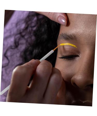 Baluue 200 Pcs Disposable Eyeliner Brush Liquid Eye Liner Beauty Tools Detail Liner Brush Nylon White - Buy Online on SooperMarket.com