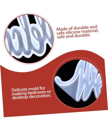 STOBOK Chocolate Molds 1pc Crystal Epoxy Mold Home Decor De Para Gelatinas Resin Molds Diy Mold Front Door Epoxy Resin 3d As Shown 30.6X11X1.2CM - Buy Online on SooperMarket.com