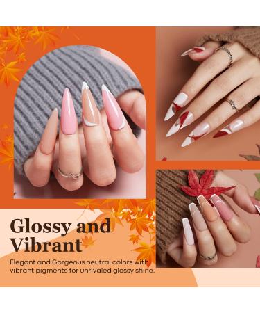 Modelones 20 Colors Dip Powder Nail Kit Nude Pink Acrylic Dipping System for French Nail Art | DIY Salon Manicure Set with Top/Base Coat Activator | 2022 Christmas Gift - Buy Online on SooperMarket.com
