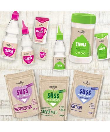 Huxol Stevia Sugar Alternative Powder 75g | Vegan Gluten-Free Halal Calorie-Free Tooth-Friendly for Baking & Cooking - Buy Online on SooperMarket.com