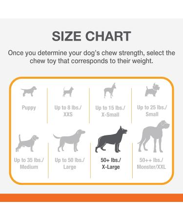 Nylabone Dura Chew Beef Jerky Power Chew - XL Chewing Bones for Heavy Chewers (Pack of 2) - Ideal for Dogs up to 23 kg - Multi-Colored - Buy Online on SooperMarket.com