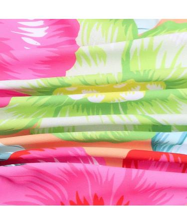 HUAANIUE Baby Girls Zip Swimsuit | 3-4 Years | UPF 50+ Sun Protection | Greenhotpink Swimwear - Buy Online on SooperMarket.com