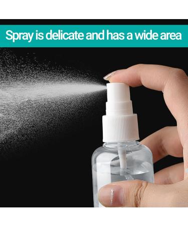 Sodwes 5-Piece 50ml Small Spray Bottle Set | Clear Plastic Travel & Cleaning Spray Bottles | Ideal for Filling & Mist Applications - Buy Online on SooperMarket.com