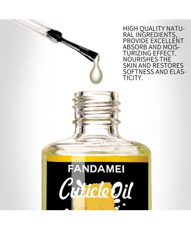 2PCS FANDAMEI Milk and Honey Cuticle Revitalizing Oil 0.42 oz - Nourishing and Moisturizing Cuticle Care for Soothing, Strengthening, and Healing Dry Cracked Cuticles - Buy Online on SooperMarket.com