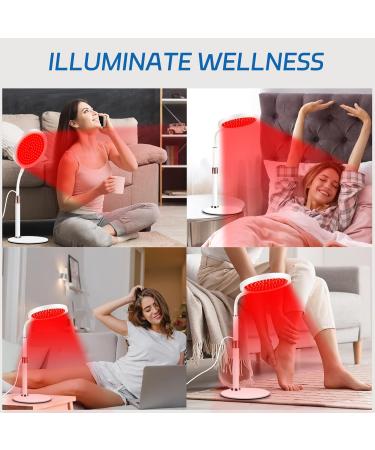 Shyineyou Red Light Lamp 660 & 850 & 940 Infrared Light Lamp Upgraded 100LEDs 3-in-1 Chips Red Light Lamp for Home/Office Use Large - Buy Online on SooperMarket.com