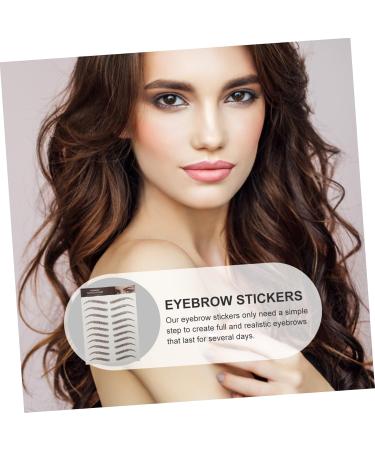 Gogogmee 9 Sheets Waterproof Eyebrow Stickers Eyebrow Stencils Imitation Eyebrow Cosmetic 6d Eyebrow Trimming - Buy Online on SooperMarket.com