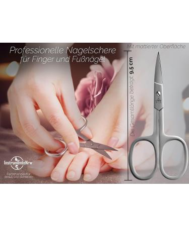 Extra Sharp Stainless Steel Nail Scissors | Rust-Free Manicure & Pedicure Tools for Men & Women - Buy Online on SooperMarket.com
