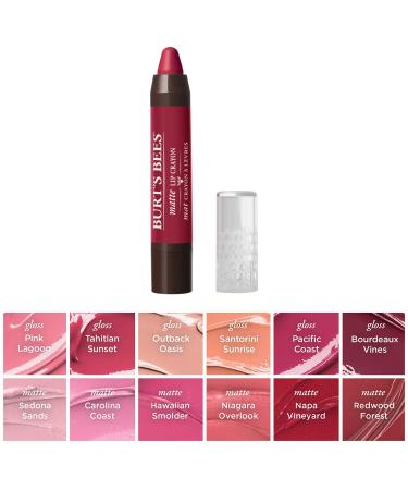 Burts Bees Natural Moisturizing Matte Lip Crayon - Napa Vineyard (1 Crayon, 0.11 oz) - Buy Online on SooperMarket.com