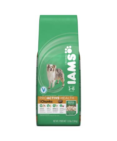 Iams Proactive Health Adult Chunks Premium Dog Nutrition 3.3 Pound 3.3-Pound