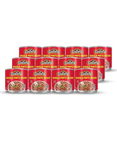 La Costena Bayos Whole Beans 12 x 400g Case/Mexican Cooked Pinto Beans Tinned Bayos Frijoles Canned Beans Wholesale (Pack of 12) - Buy Online on SooperMarket.com