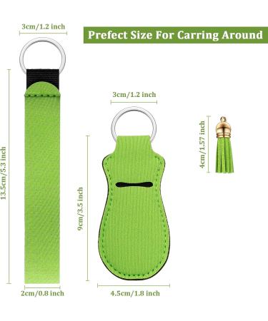 30-Piece Lipstick Holder Keychain with Wristlet & Colored Tassel Pendants for Women - Perfect for Travelling - Buy Online on SooperMarket.com