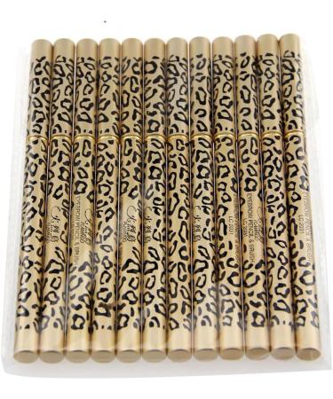 Angoily 2pcs Set 12pcs Brow Pencil Eyebrow Pen Eyeliner Pencil with Brush Iron Tube Double Head - Buy Online on SooperMarket.com