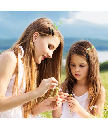 Angoily Bean Sprout Hair Clips 50 Pcs - Cute Green Plant Hair Accessories for Kids DIY - Perfect for School, Home, Party - Buy Online on SooperMarket.com