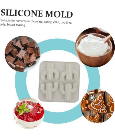 PRETYZOOM Soap Mold Silicone Baking Molds De para Gelatinas Cake Mold Cacti Silicone Mold Silicone Fondant Moulds Tropical Themed Molds Chocolate Silicone Tropical Silicone Hawaii Cactus medium Blue - Buy Online on SooperMarket.com