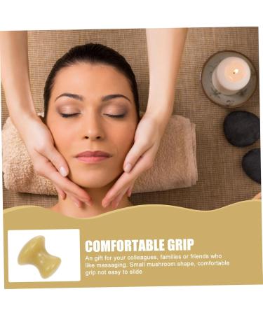 NOLITOY Mushroom Gua Sha Facial Massage Tools - Natural Scraping Stones for Skin Care Facial Massager & Spa Treatment - Buy Online on SooperMarket.com