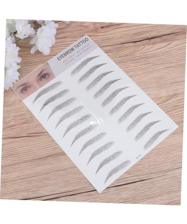 NOLITOY 2pcs 3d Eyebrow Stickers Eyebrow Makeup Kit Eyebrow Transfer Stickers Template Eyebrow Trimming Miss - Buy Online on SooperMarket.com