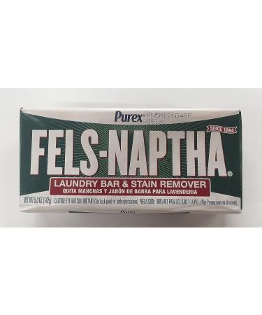 Dial Corporation Fels-Naptha Laundry Bar Soap 5 Ounce (Pack of 6)