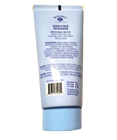 Bolero Revive Gentle Face Exfoliator - Mimosa Flower & Coconut 3oz | International Shipping - Buy Online on SooperMarket.com