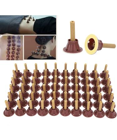 60 Pieces Self-Adhesive Moxa Sticks - Pure Moxa Cones for Pain Relief | Moxibustion for Cervical Spondylosis Shoulder Neck & Waist - Buy Online on SooperMarket.com