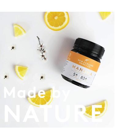 Buy New Zealand Honey Co. Raw Manuka Honey UMF 5+ | MGO 83+ | 250g (8.8oz) - Pure & Natural - Buy Online on SooperMarket.com