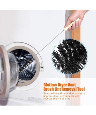 Dryer Vent Cleaner - Flexible 30.31in Lint Brush Tool for Dust & Blockage Removal - International Shipping Available - Buy Online on SooperMarket.com