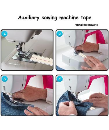 CLZYLRS Diagonal Seam Tape - Waterproof Sewing Basting Tape for Sewing Machine - 14 Inch Seam Guide - Buy Online on SooperMarket.com