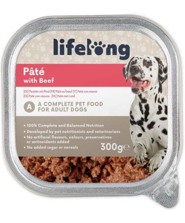 Amazon Lifelong Dog Food - Beef Pate 300g (Pack of 10) | Premium Quality Nutrient-Rich Dog Diet for All Breeds - Buy Internationally - Buy Online on SooperMarket.com
