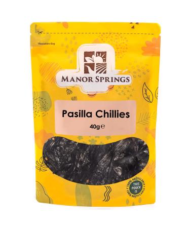 Pasilla Chillies 40g by Manor Springs