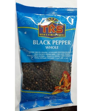 TRS Whole Black Pepper 100g Pack - Premium Black Peppercorns - Buy Online on SooperMarket.com