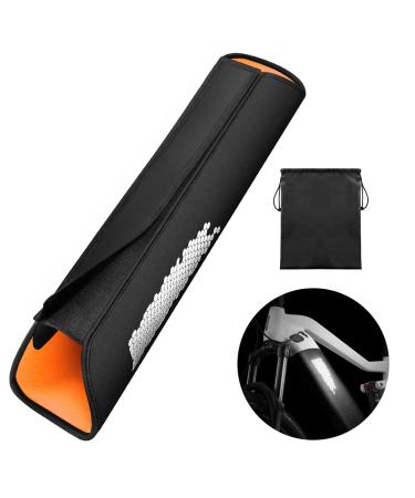Anzome e-bike battery protective cover 30-41 cm scope eBike battery cover for lifespan battery extend protection against cold & dirt e-bike accessories as e-bike cordless protection for Bosch Haibike KTM Cube 30-42 cm frame circumference