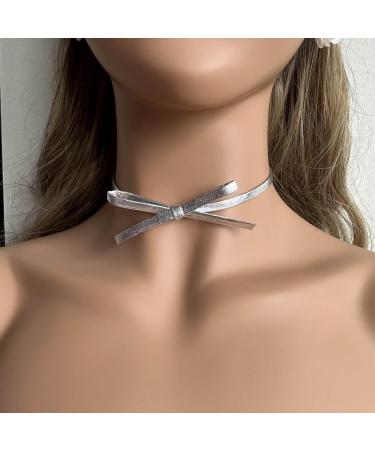 Oralgos Elegant Butterfly Necklace | Adjustable Handmade Silver Loop Charm Trailer - Perfect Gifts for Women - Buy Online on SooperMarket.com