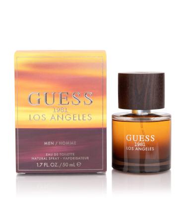 GUESS 1981 Los Angeles Eau de Toilette for Men 1.7 Fl Oz Eau de Toilette 1.7 Fl Oz (Pack of 1)