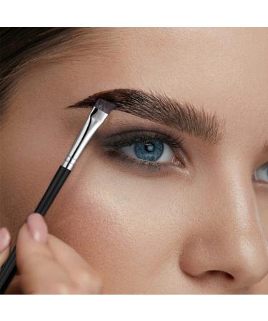 Fine Angled Eyeliner Brushes - JASSINS Precision Gel Liner Brush Set Synthetic Bristles Ultra Thin Slanted Angle | 2 Pack for Perfect Eye Makeup - Buy Online on SooperMarket.com
