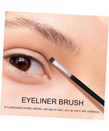 BELLIFFY 6pcs Flat Eyebrow Brush Eye Tool Brush Eyeliner Concealer Brush Makeup Tool Black Artificial Fiber - Buy Online on SooperMarket.com