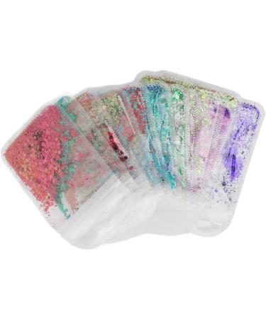 12 Colors Chunky Holographic Body Glitter Gel - Face Nail Art & Halloween Sparkles - Buy Online on SooperMarket.com