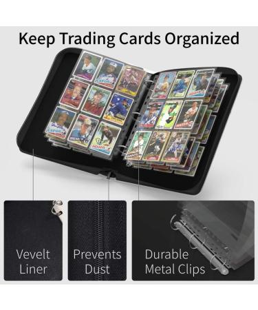 Rayvol Baseball Card Binder for Trading Cards  9 Pocket Card Binder Fit 720 Cards Includes 40 Pages  3 D-Ring Album for TCG Collection Storage - Buy Online on SooperMarket.com