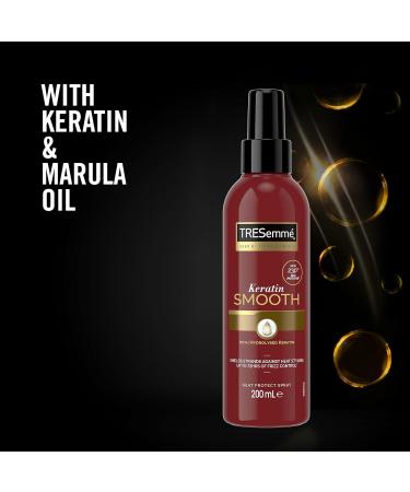 TRESemm Pro Collection Keratin Smooth Heat Protect Spray with keratin and marula oil heat protection up to 230 C* 200 ml 200 ml (Pack of 1) - Buy Online on SooperMarket.com