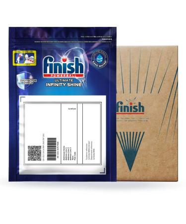 Finish Quantum Infinity Shine Dishwasher Tablets | Scent : REGULAR | Size : 30 Dishwasher Tabs | For Sparkling Clean (30 Tabs)