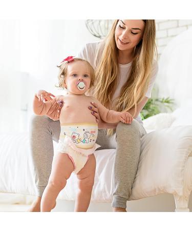 MagicLulu 4 Pcs Cotton Newborn Belly Belt & Umbilical Cord Cover Set - Buy Online on SooperMarket.com