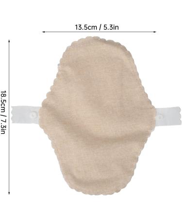 2PCS Washable Reusable Menstrual Pads | Pure Cotton | Breathable & Leak Proof | Skin Color - Buy Online on SooperMarket.com