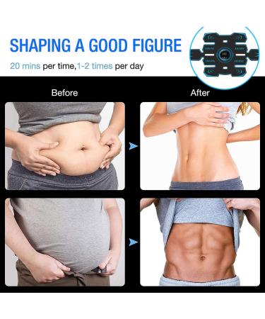 Abdominal Toning Belt Trainer | Waist Trimmer for Men and Women | Abs Workout Equipment - Buy Online on SooperMarket.com