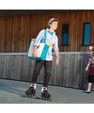 Unisex ABEC-7 Inline Skates - White Men's 11 / Women's 11.5 - 85A Wheels - Adult Fitness Skates - Buy Online on SooperMarket.com