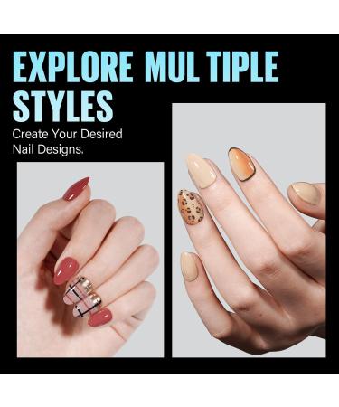 Buy TOMICCA Short Almond Nail Tips - 504Pcs Soft Gel 12 Sizes Pre-Shaped Half Matte Clear Gelly Tips for DIY Nail Extensions & Salon Use - International Shipping Available - Buy Online on SooperMarket.com