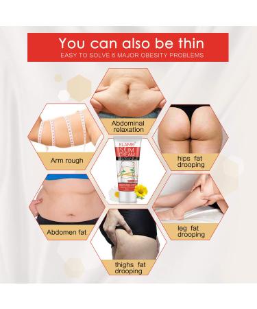 Hot Cream 2 Pack - Extreme Cellulite Slimming & Firming Gel for Body Fat Burning - Waist, Abdomen, and Buttocks Shaping Massage Cream - Buy Online on SooperMarket.com