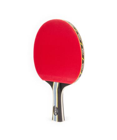 STIGA Tournament-Quality Titan Table Tennis Racket with Crystal Technology to Harden Blade for Increased Speed, 2mm Sponge and Concave Italian Composite Handle