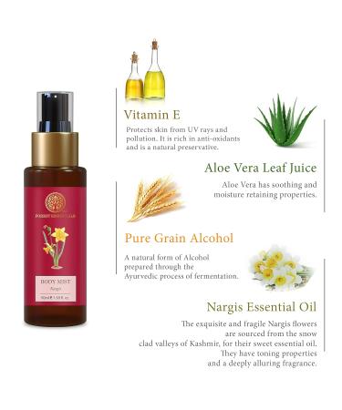 Travel Size Body Mist Nargis 50ml (Body Spray) - Buy Online on SooperMarket.com