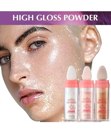 Ofanyia Highlighter Powder Stick - Sparkle & Shine for Face, Eyes, Lips & Body (02 White) - Buy Online on SooperMarket.com