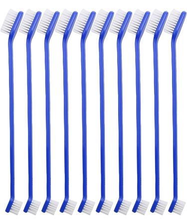 50-Pieces Double-Headed Dog/cat Pet Toothbrush - Easy Safe Dog Cat Dental Care Teeth Clean (Blue) - Buy Online on SooperMarket.com