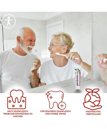Parodontax Herbal Fresh Toothpaste for Bleeding Gums 75ml (Pack of 12) & Celexqua Toothbrush Cap - Best for Oral Care | International Shipping - Buy Online on SooperMarket.com